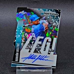 Adrian Beltre 09/10 LFG! Die Cut Acetate Auto Rangers, Mariners Dodgers Star